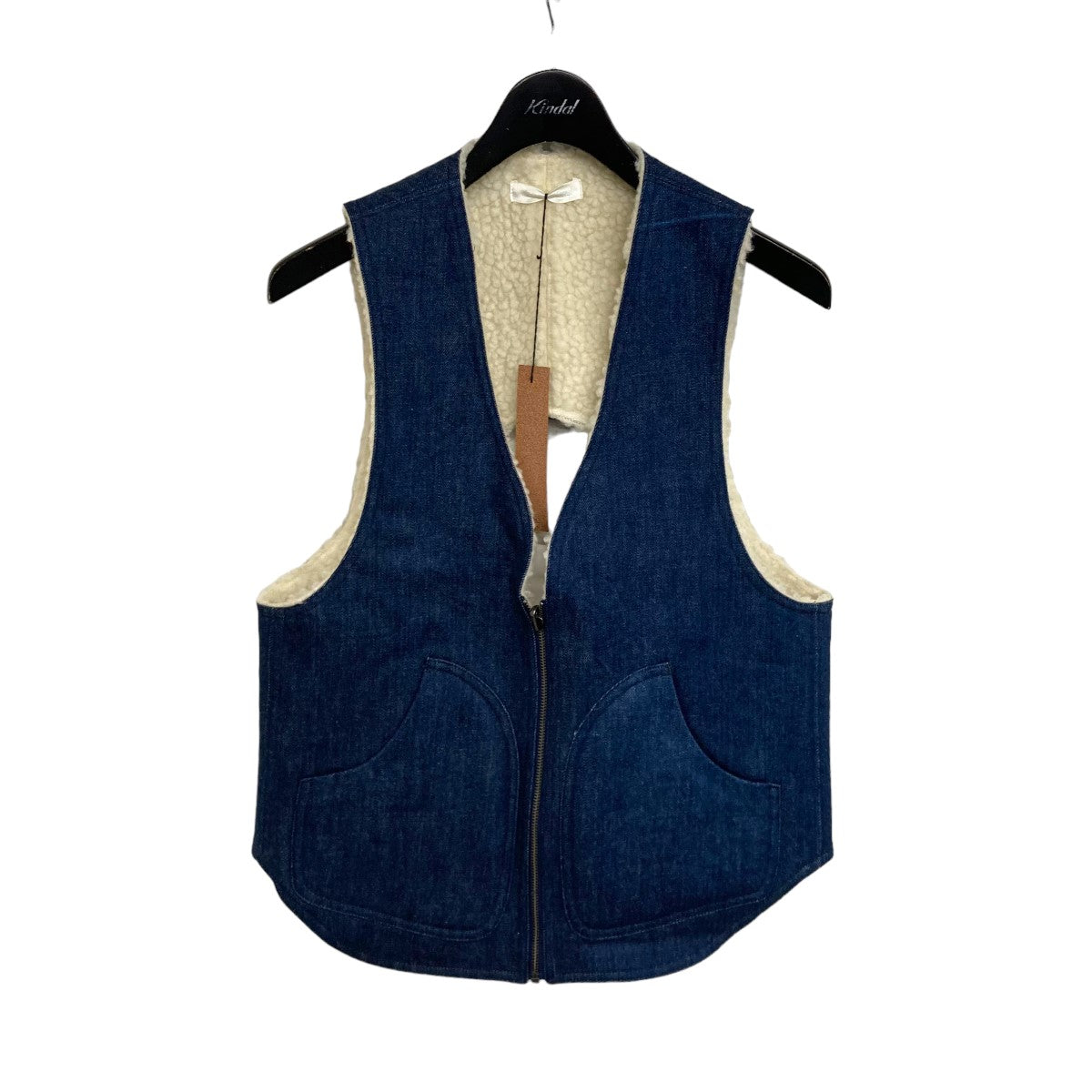 nobuyuki matsui(ノブユキ マツイ) 「GARDEN別注 Exclusive Boa Vest」 ジップボアベスト身幅49cm