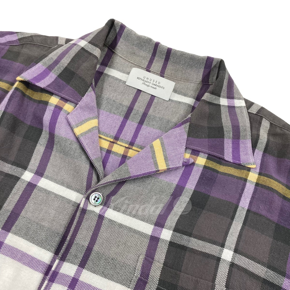 2022SS 「Fringe Short Sleeve Check Shirt」 半袖チェックシャツ