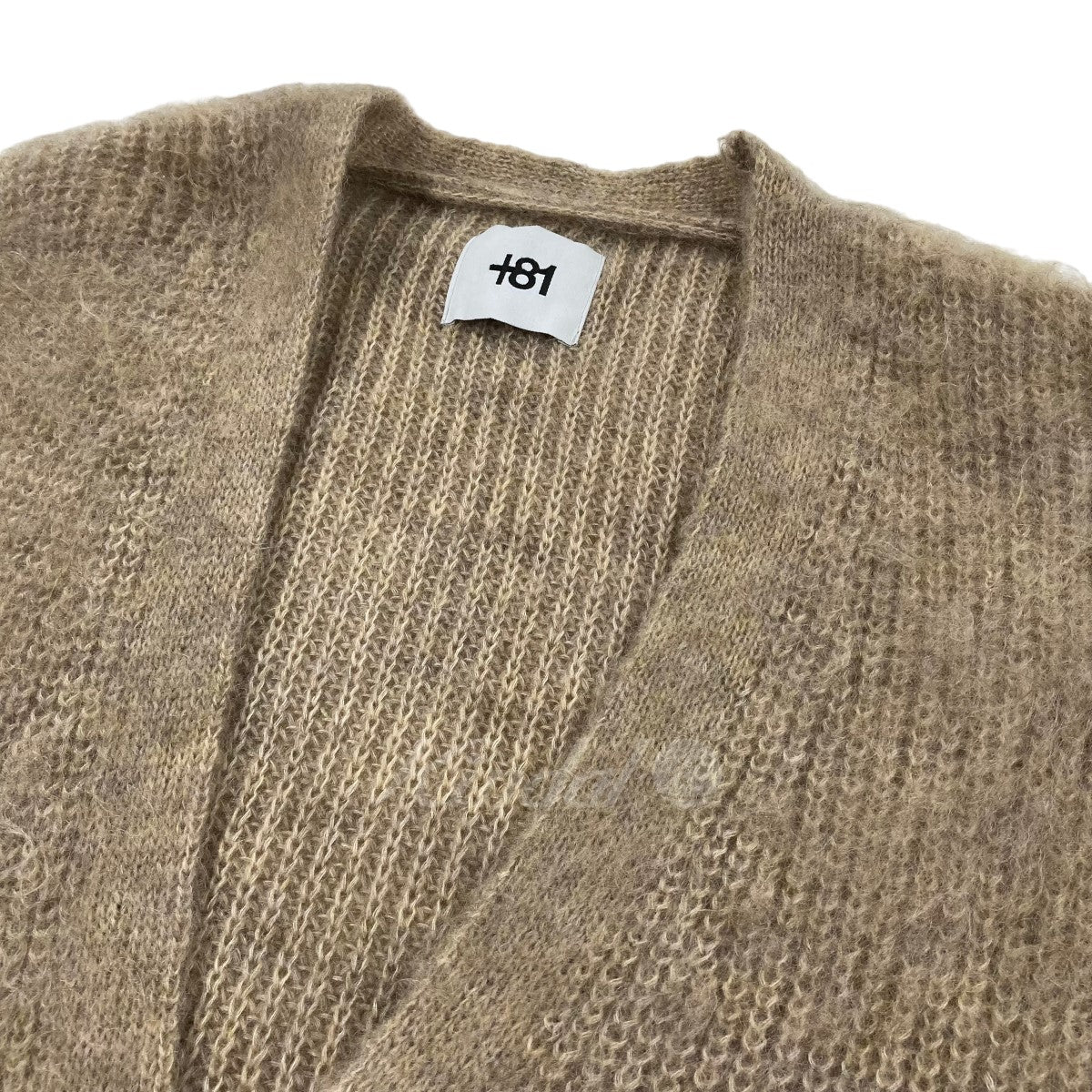 +81(プラス エイティンワン) 「OVERSIZED MOHAIR CARDIGAN」 オーバーサイズモヘヤカーディガン