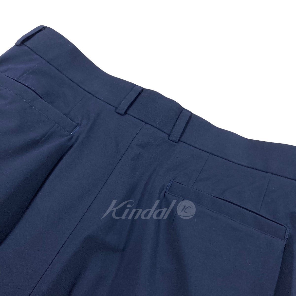 KANEMASA(カネマサ) 2022SS 「TYPEWRITER KNIT TECHNO SLACKS」 ２タックスラックス