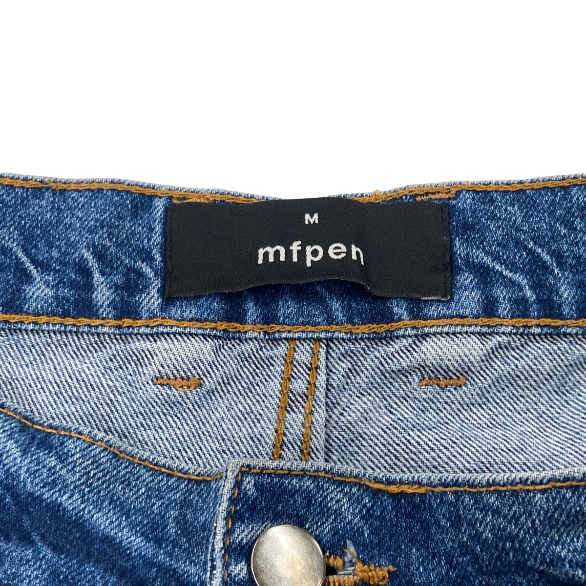 mfpen(エムエフペン) 「BIGGER JEANS」 ワイドデニムパンツ インディゴ