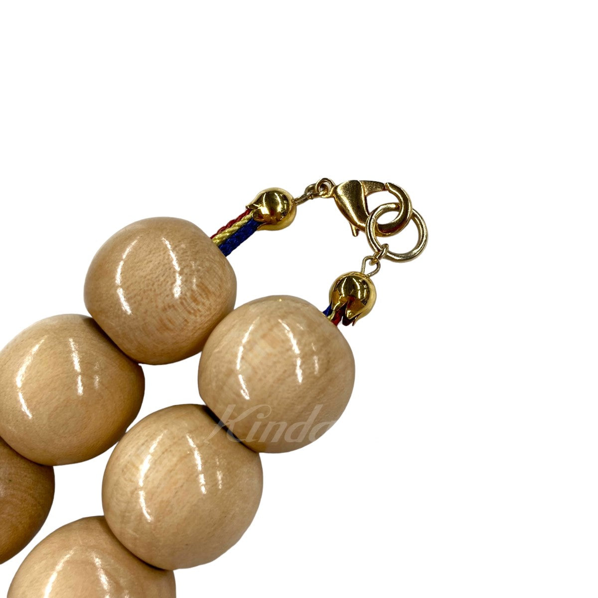 「WOOD BEADS NECKLACE」 ウッドネックレス