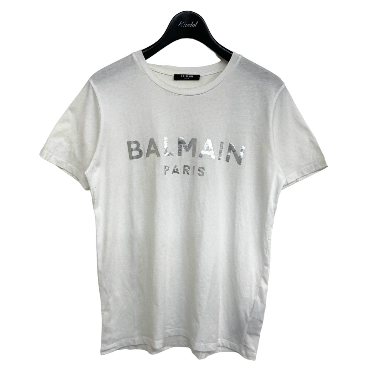 BALMAIN(バルマン) ロゴプリントクルーネックTシャツ13501478 13501478 ホワイト サイズ XS｜【公式】カインドオルオンライン  ブランド古着・中古通販【kindal】