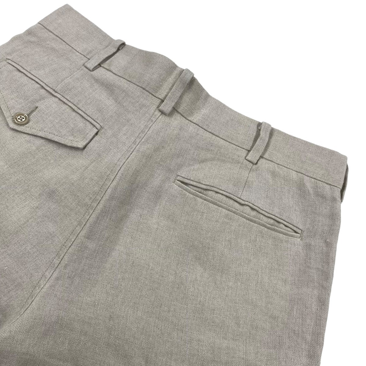 WEWILL(ウィーウィル) 23SS2TUCK DRESS TROUSERS2タックドレスパンツW 012 6001 W 012 6001  アイボリー サイズ M｜【公式】カインドオルオンライン ブランド古着・中古通販【kindal】