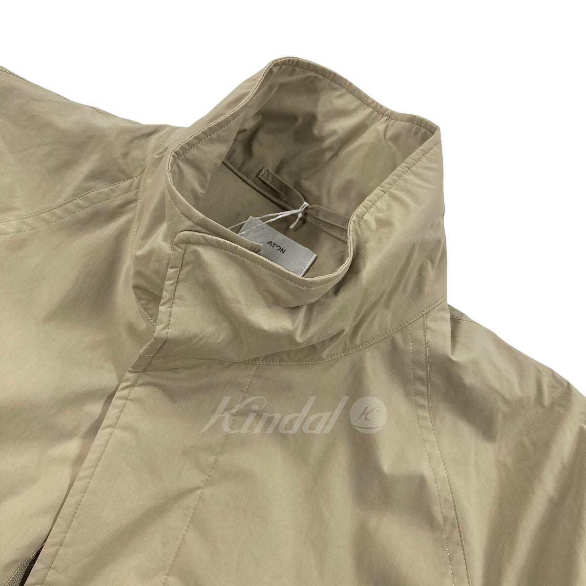 ATON(エイトン) 2023SS 「VENTILE SUEDE STAND FIELD COAT ...