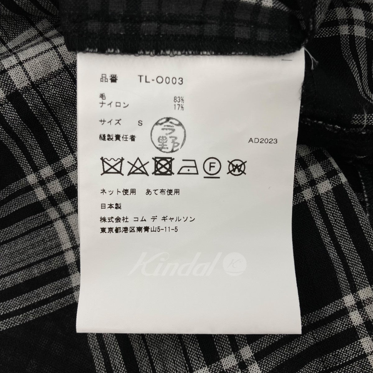 tao COMME des GARCONS(タオコムデギャルソン) 2023AW チェックワンピース TL-O003 ホワイト×ブラック サイズ  15｜【公式】カインドオルオンライン ブランド古着・中古通販【kindal】