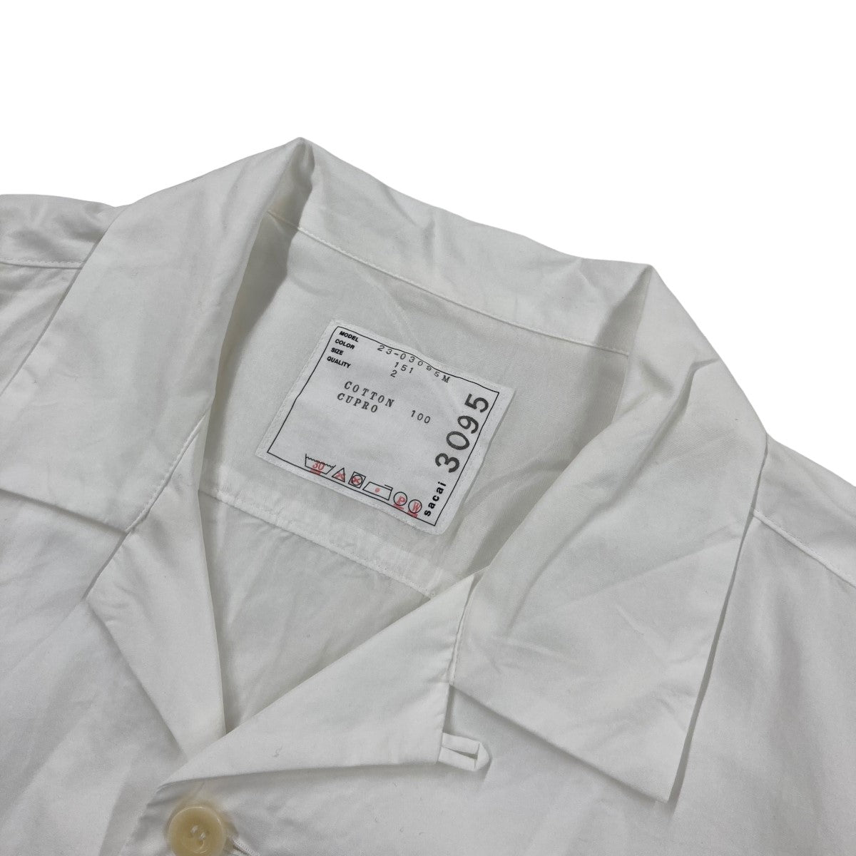 sacai(サカイ) 23SSThomas Mason Cotton Poplin Shirt半袖シャツ