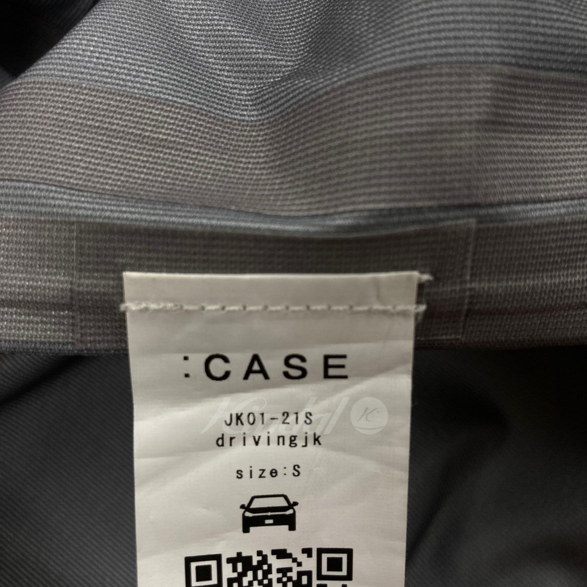 case(ケース) 「DRIVING Jacket」 ナイロンボタンジャケット JK01 21S ブラック サイズ S｜【公式】カインドオルオンライン  ブランド古着・中古通販【kindal】