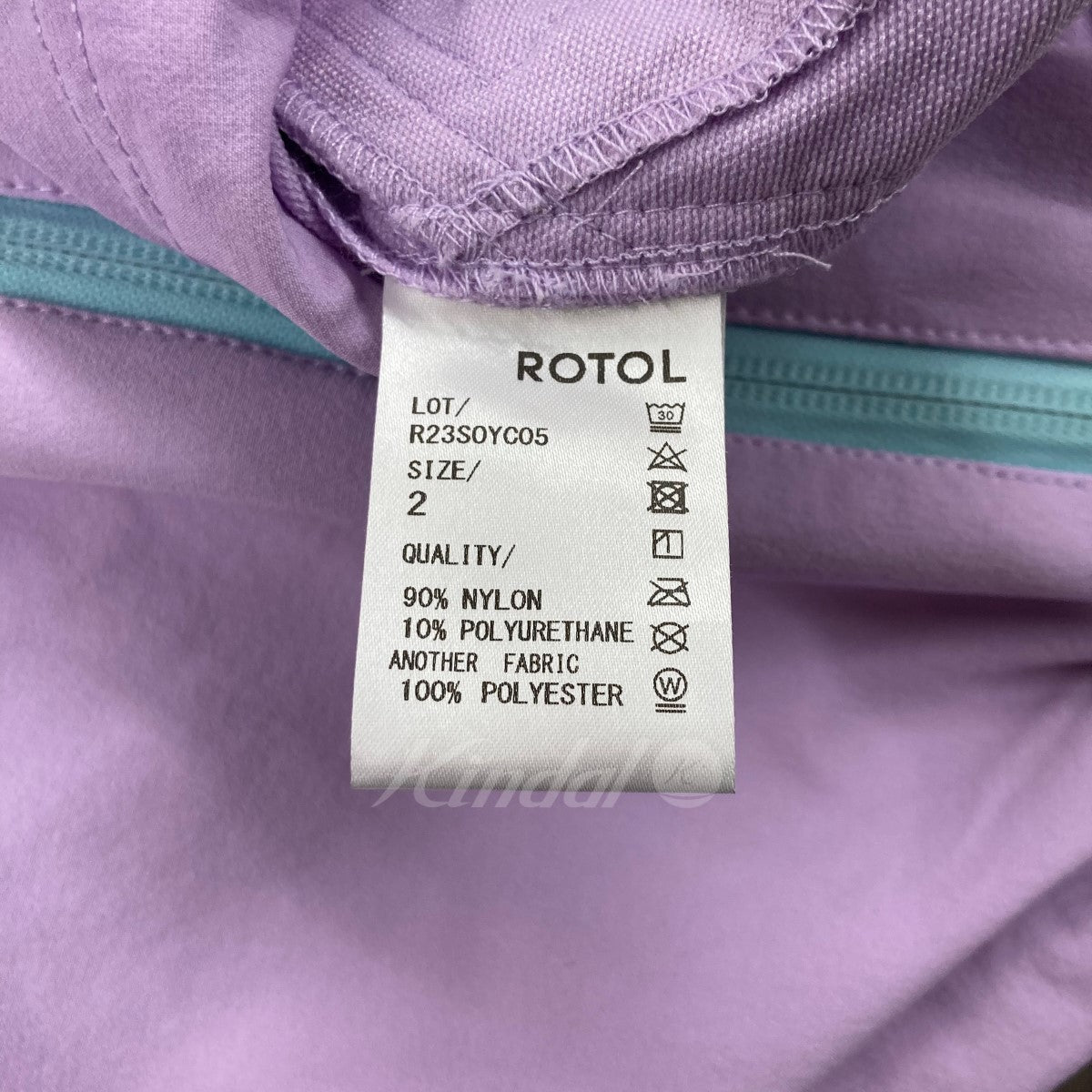 ROTOL(ロトル) 2023SS 「FULL ZIP BLOUSON」 ナイロンジップブルゾン