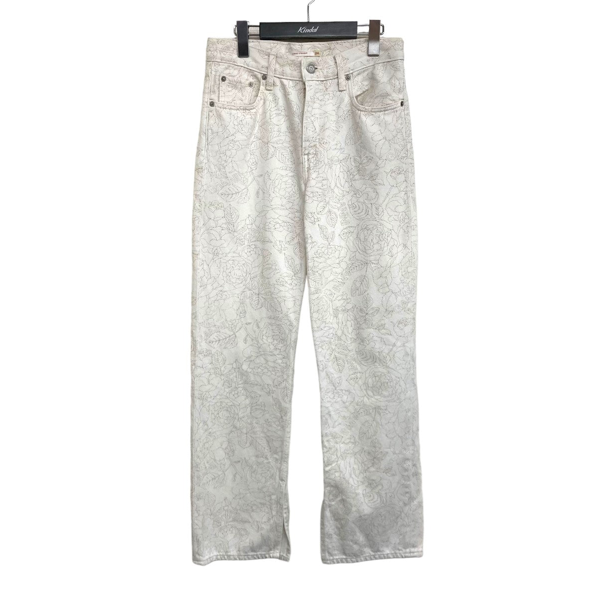 Ganni × LEVI’S 2021SS 「LOOSE STRAIGHT」 デニムパンツ 古着・中古-1枚目のアイテム画像