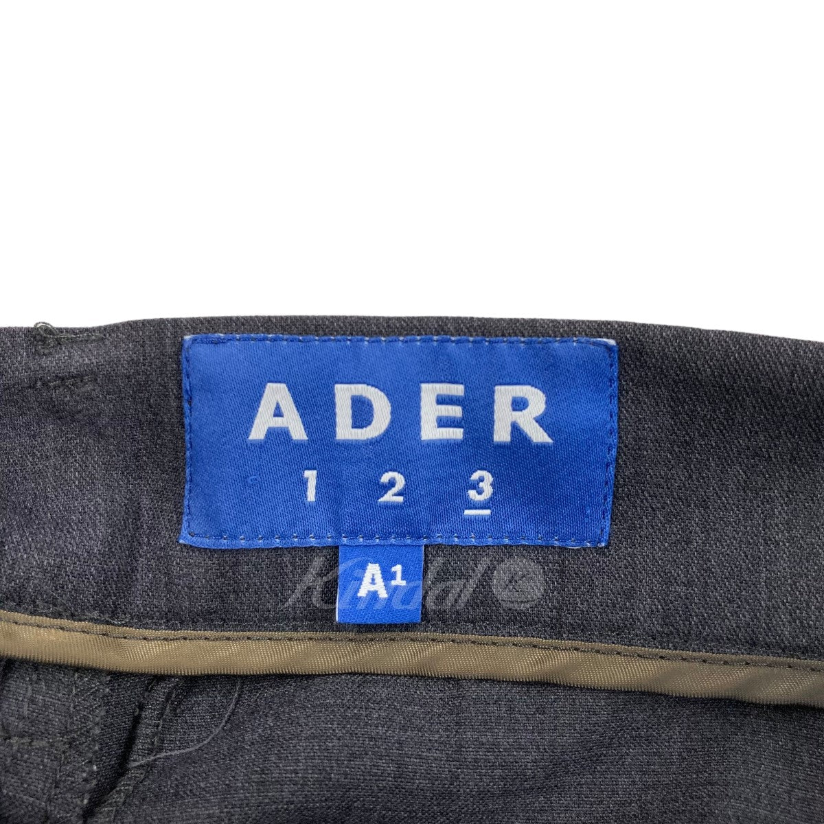 ADER error(アーダーエラー) タックワイドスラックス グレー サイズ 12 ...