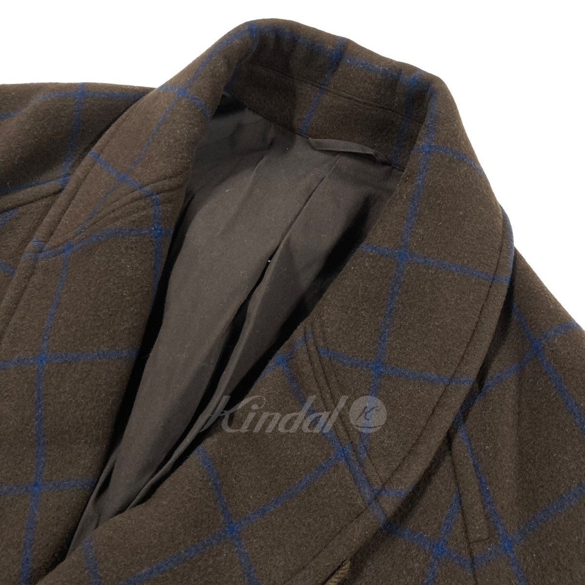 blurhms(ブラームス) 2019AW 「Wool and Cashmere Melton Shawl Coat」 コート BHS 19AW007  ブラウン サイズ 4｜【公式】カインドオルオンライン ブランド古着・中古通販【kindal】