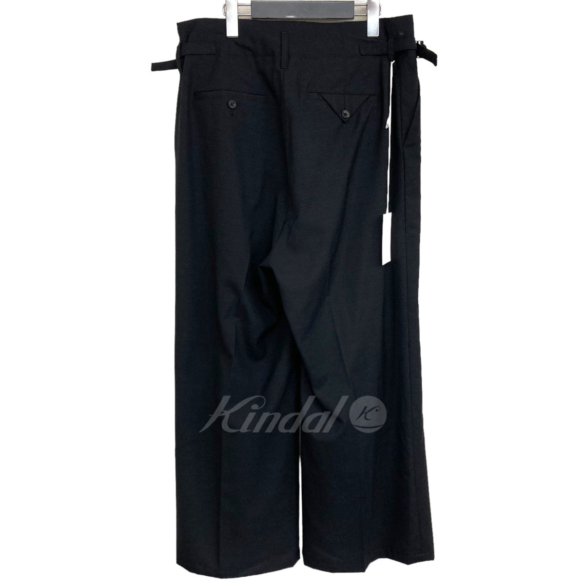 ANCELLM(アンセルム) 2024SS 「WOOL DAMAGE WIDE SLACKS」 センター