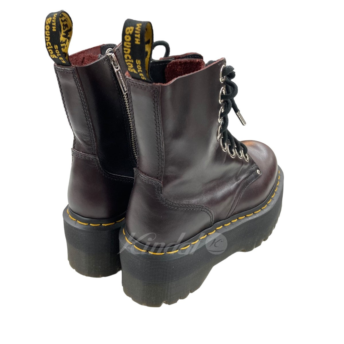 Dr．Martens(ドクターマーチン) 「QUAD RETRO JADON MAX」 厚底サイドジップ8ホールブーツ