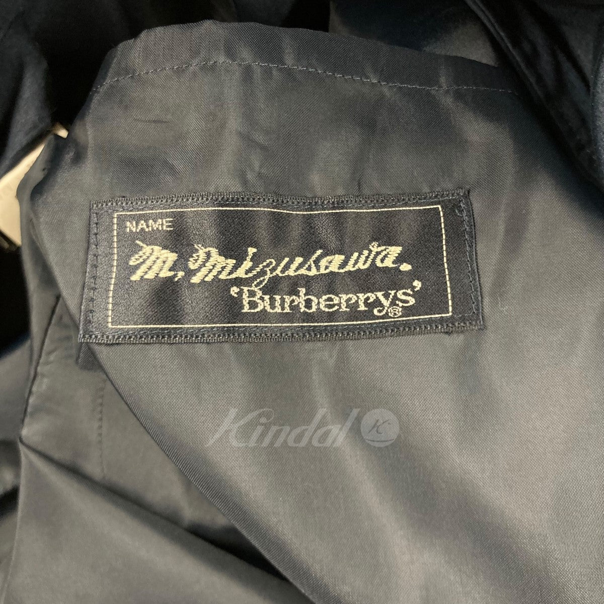 Burberry's(バーバリーズ) ステンカラーコート WRO 50 218 29 ネイビー 
