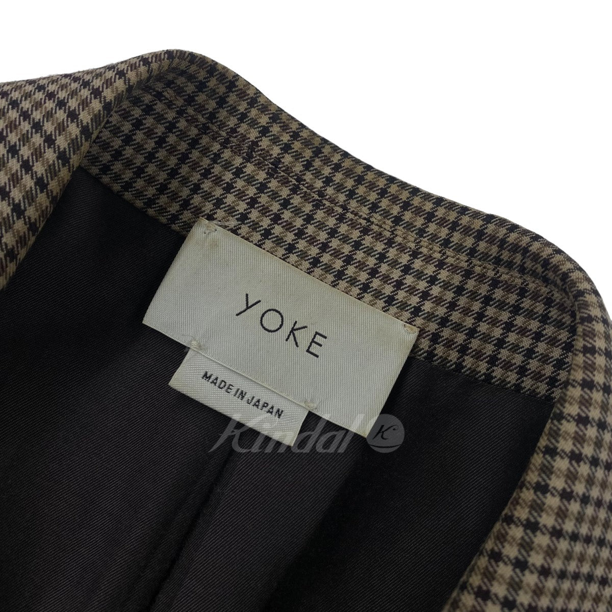 YOKE(ヨーク) 2019AW 「DOUBLE BREASTED JACKET」 ダブルテーラードジャケット