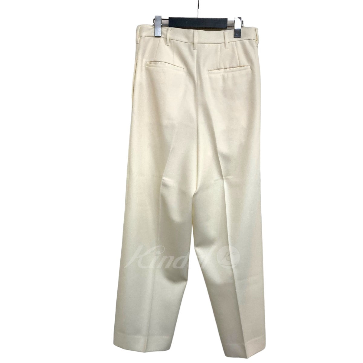 nonnotte(ノノット) 2023AW 「NO TACK WIDE STRAIGHT TROUSERS 