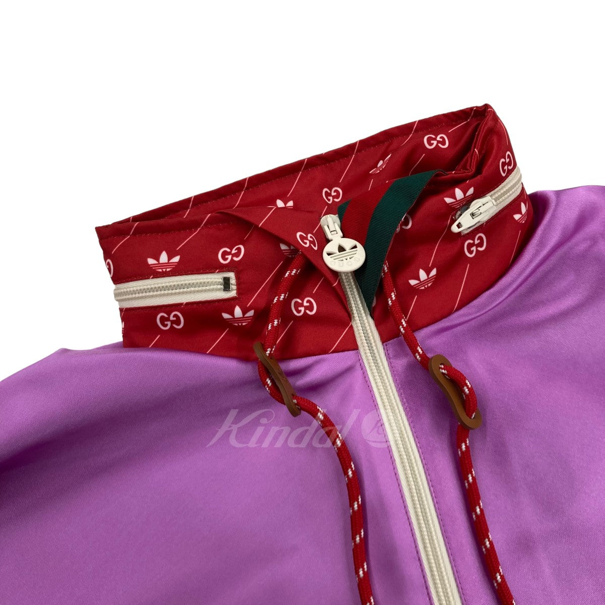 GUCCI × adidas トリカラーロゴフーデッドジャケット 691429