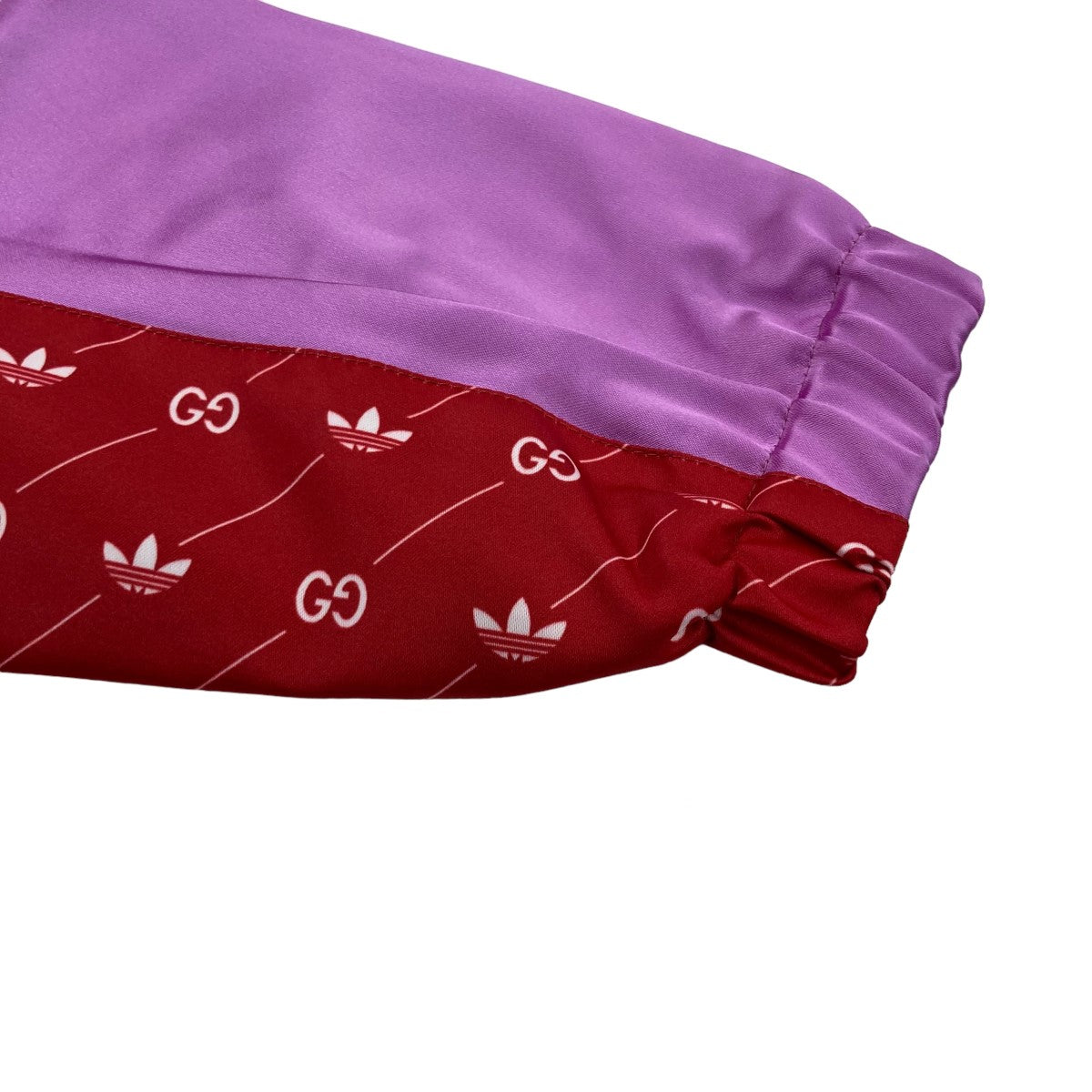 GUCCI × adidas トリカラーロゴフーデッドジャケット 691429