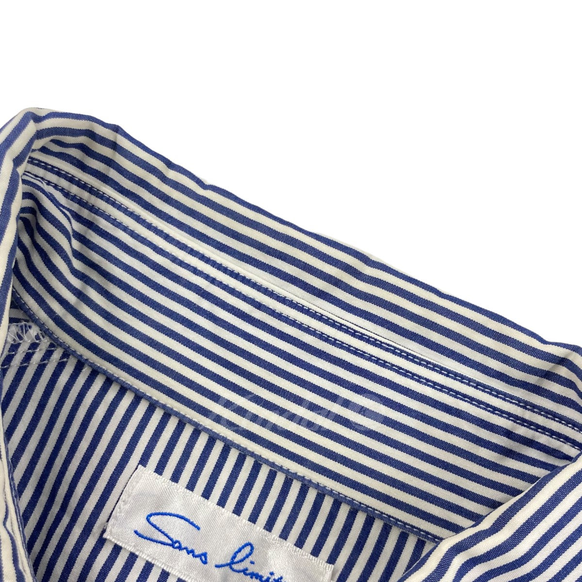 Sans Limite サンリミット 24SS ボックスレギュラーカラー 2本針