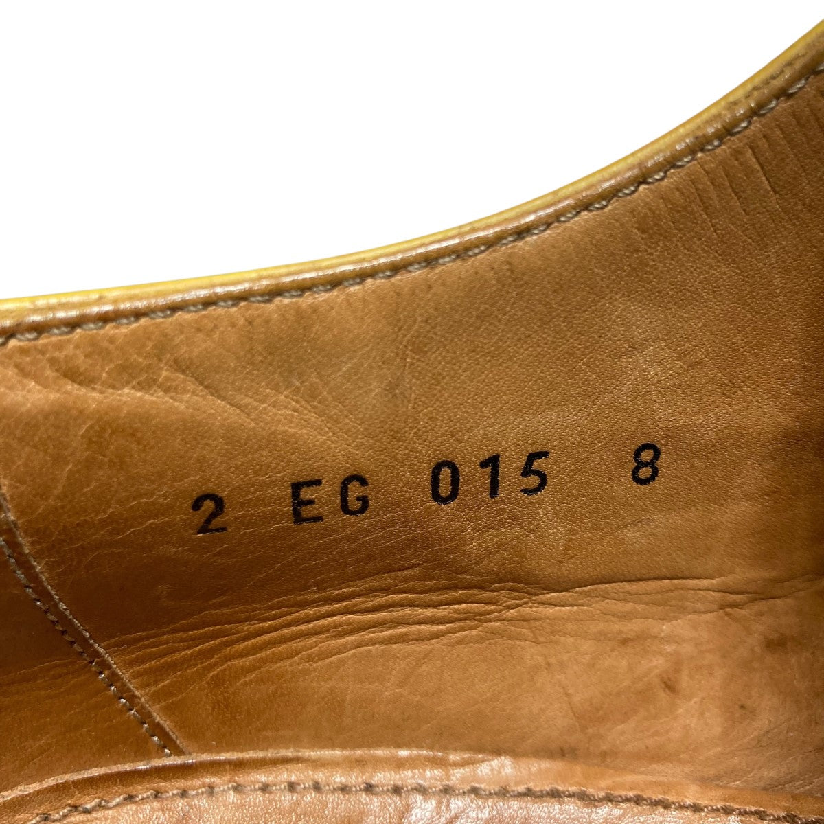 PRADA エスパドリーユﾚｰｽｱｯﾌﾟダービーシューズ厚底ウィングチップシューズ2EG015 古着・中古-6枚目のアイテム画像