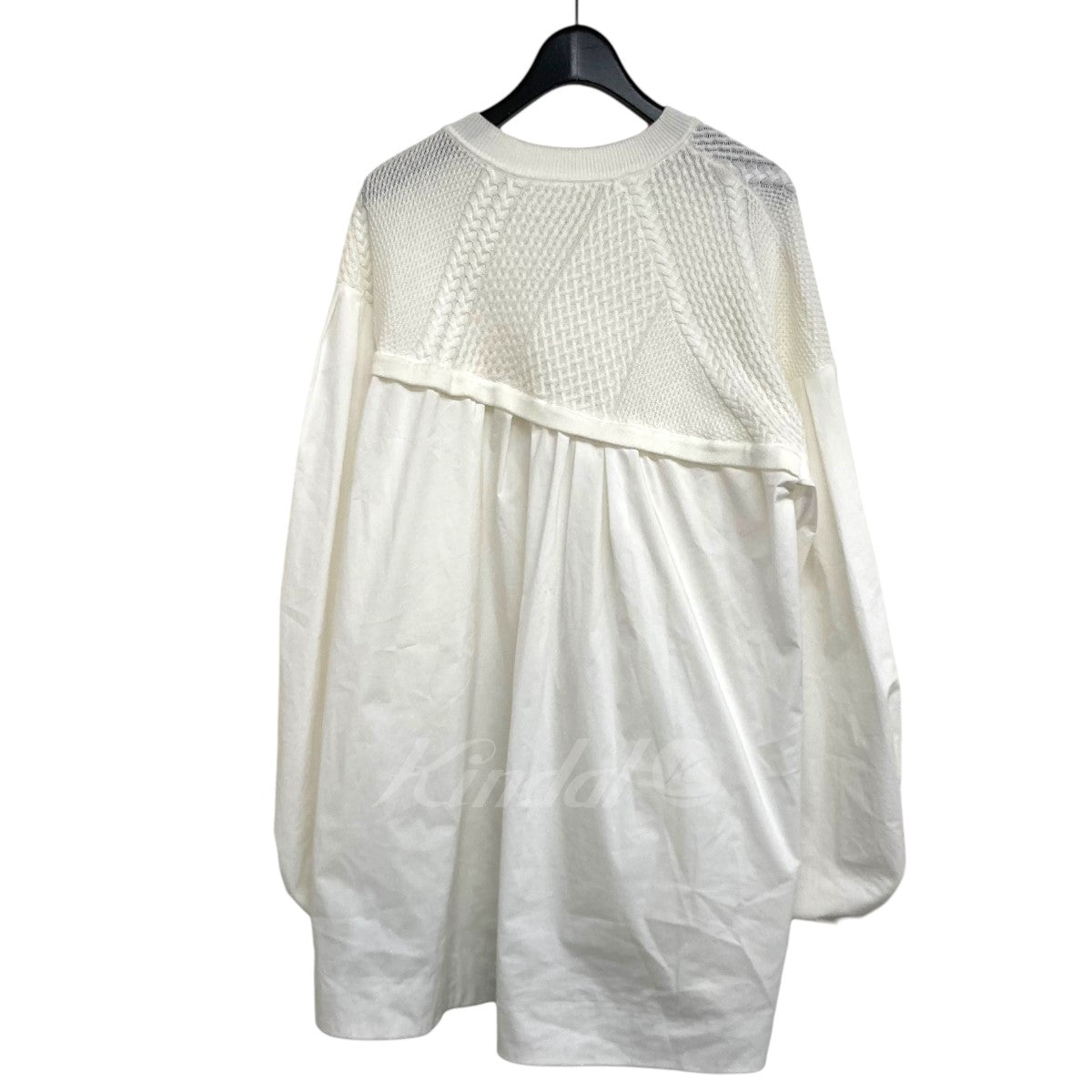 流行り の ブランド  「CABLE ELENDEEK(エレンディーク) NECKASYME クルー BL」 HEM シャツ/ブラウス(長袖/七分)