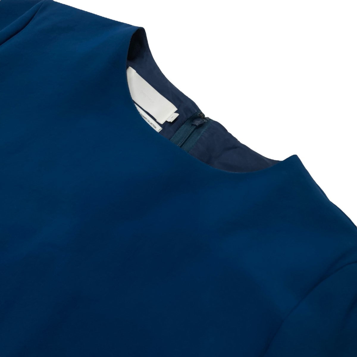 21SSMatte Satin Crew Neck Dress半袖クルーネックドレスGL211 60076