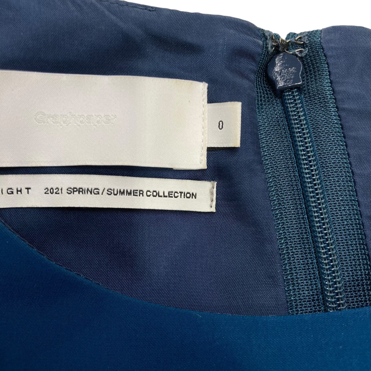 21SSMatte Satin Crew Neck Dress半袖クルーネックドレスGL211 60076