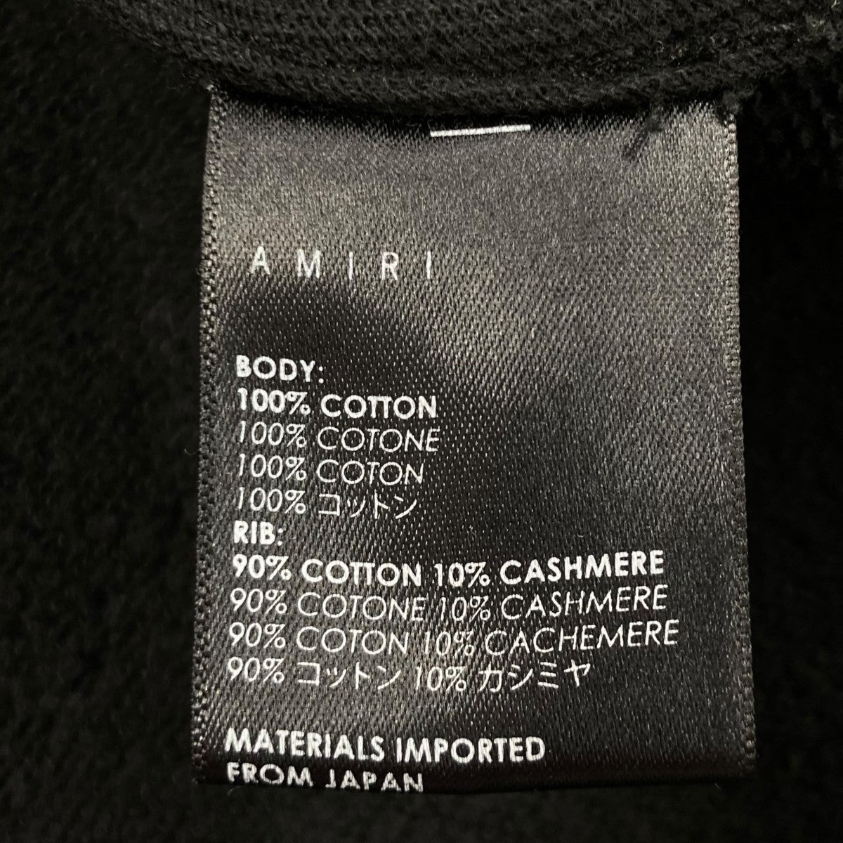 AMIRI(アミリ) ショットガンジップパーカー ブラック サイズ L