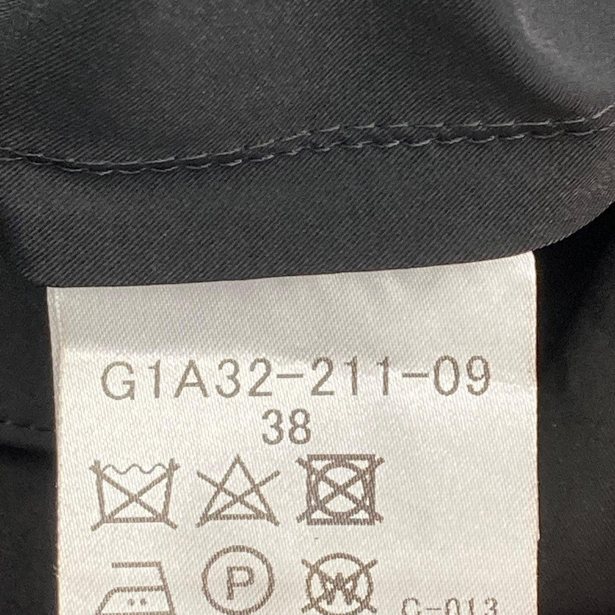 ステンカラーコートG1A32 211 09