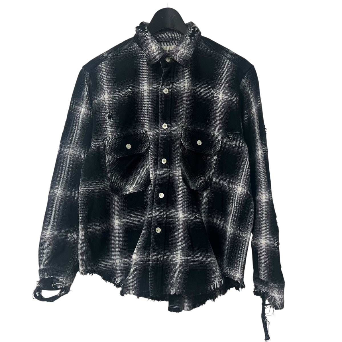 BEAMS FUTURE ARCHIVE ダメージチェックネルシャツ BEAMS FUTURE ARCHIVE ダメージチェックネルシャツ - メルカリ