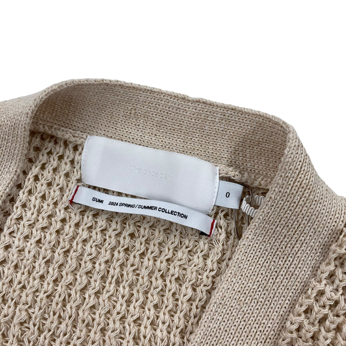 Graphpaper(グラフペーパー) 24SS「Linen SOLOTEX Knit Cardigan