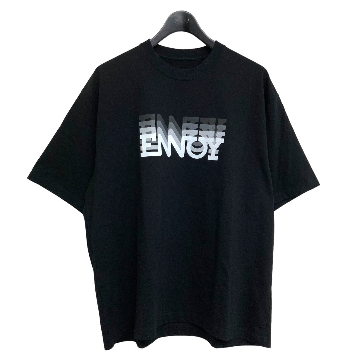 ENNOY(エンノイ) 23SSELECTORIC LOGO GRADATION T-SHIRTフロントロゴクルーネックＴシャツSS23BRENCT07NTL  SS23BRENCT07NTL ブラック サイズ 17｜【公式】カインドオルオンライン ブランド古着・中古通販【kindal】