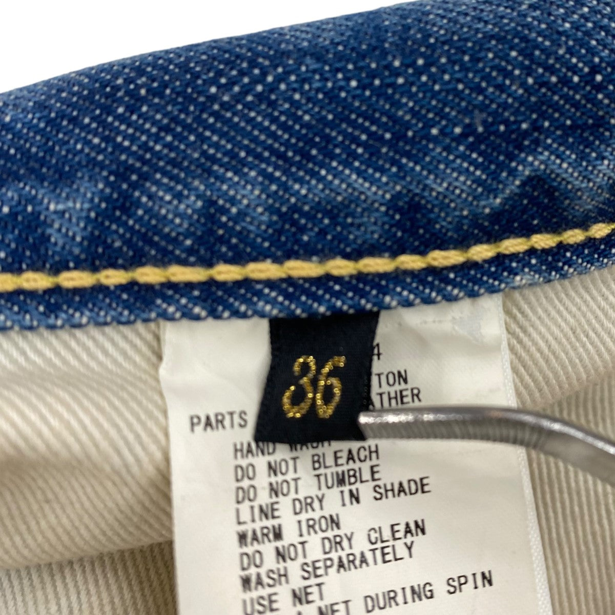 KAPITAL(キャピタル) 14ozデニム 5P モンキーCISCO スタッズリメイク  