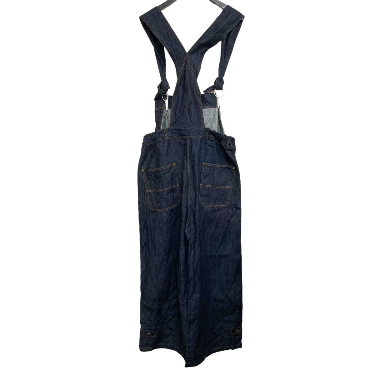 SASQUATCHfabrix．(サスクワァッチファブリックス．) 23AW 「DENIM OVERALL CURTAIN」 デニムオーバーオール  23AW PA9 009 23AW PA9 009 インディゴ サイズ L｜【公式】カインドオルオンライン ブランド古着・中古通販【kindal】