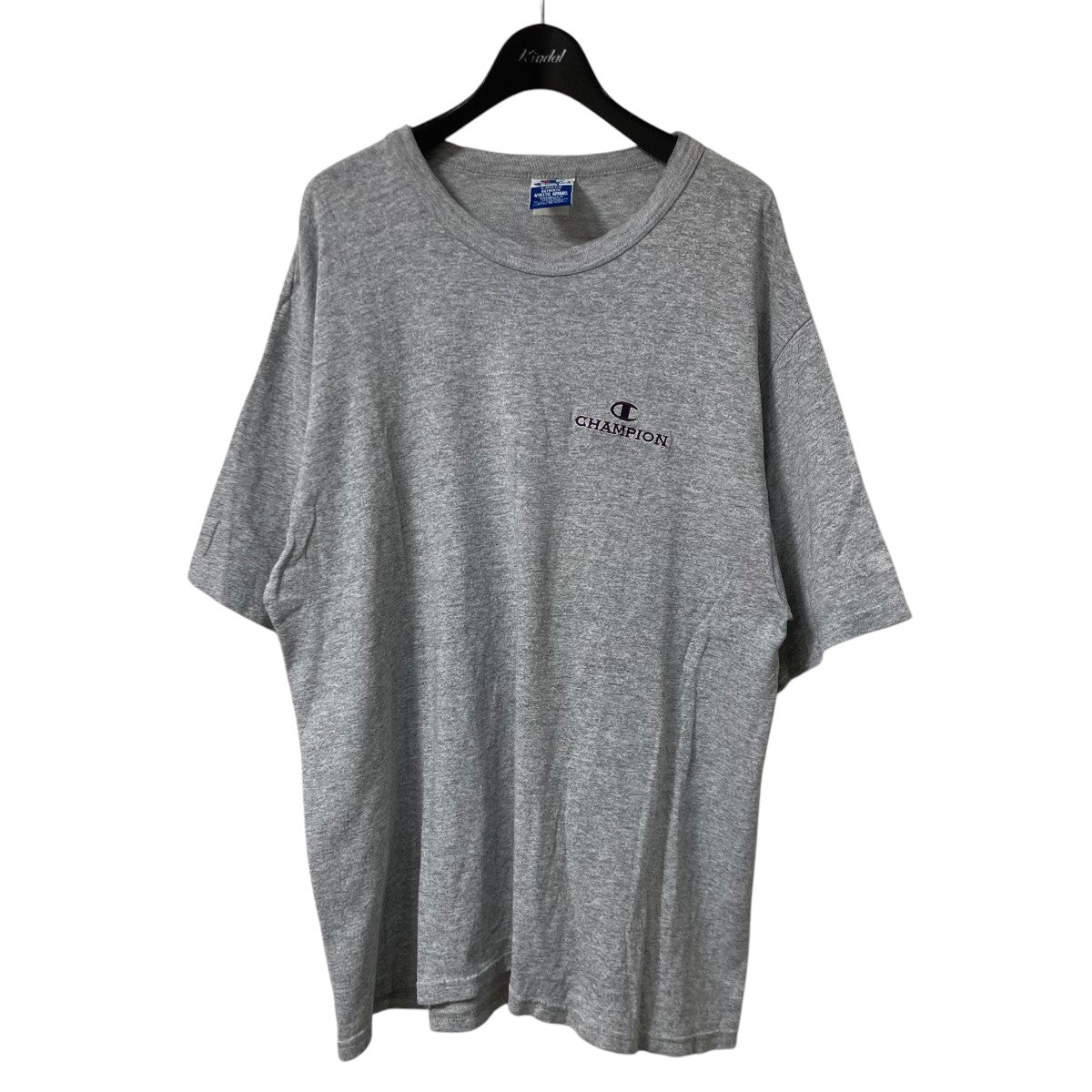 Champion(チャンピオン) 90Sロゴ刺繍Tシャツ グレー サイズ L