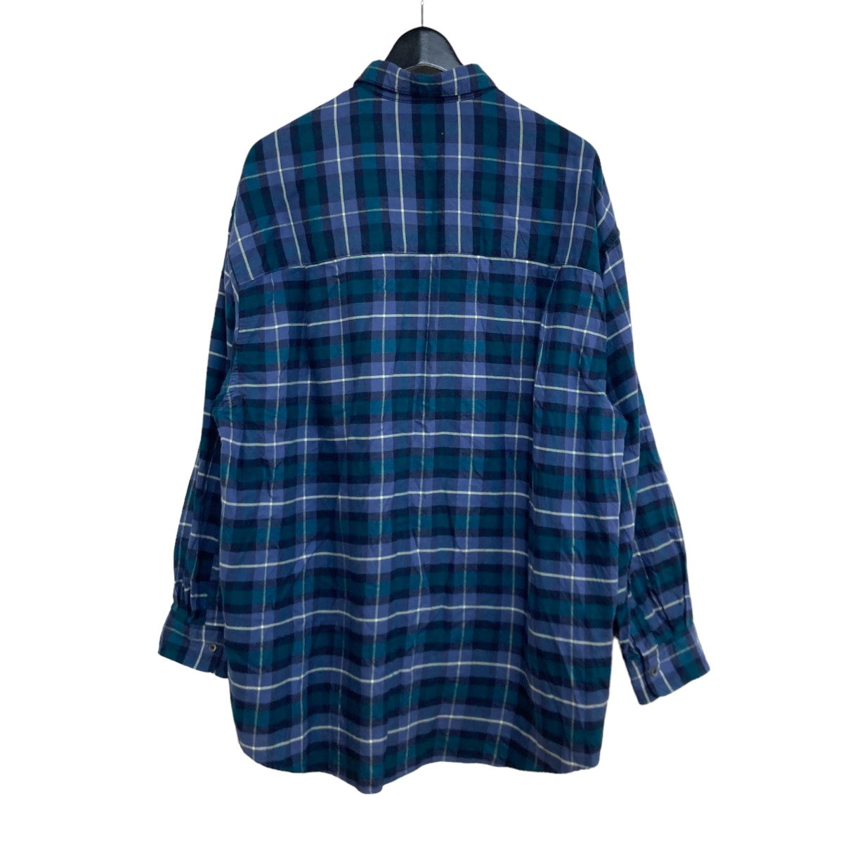 Graphpaper(グラフペーパー) 23AW「Check Flannel Oversized Regular Collar  Shirt」チェックシャツGM233 50284