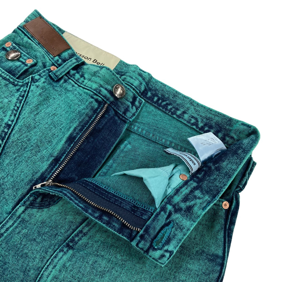 andersson bell(アンダースンベル) Glen Overdyed Wrap Straight