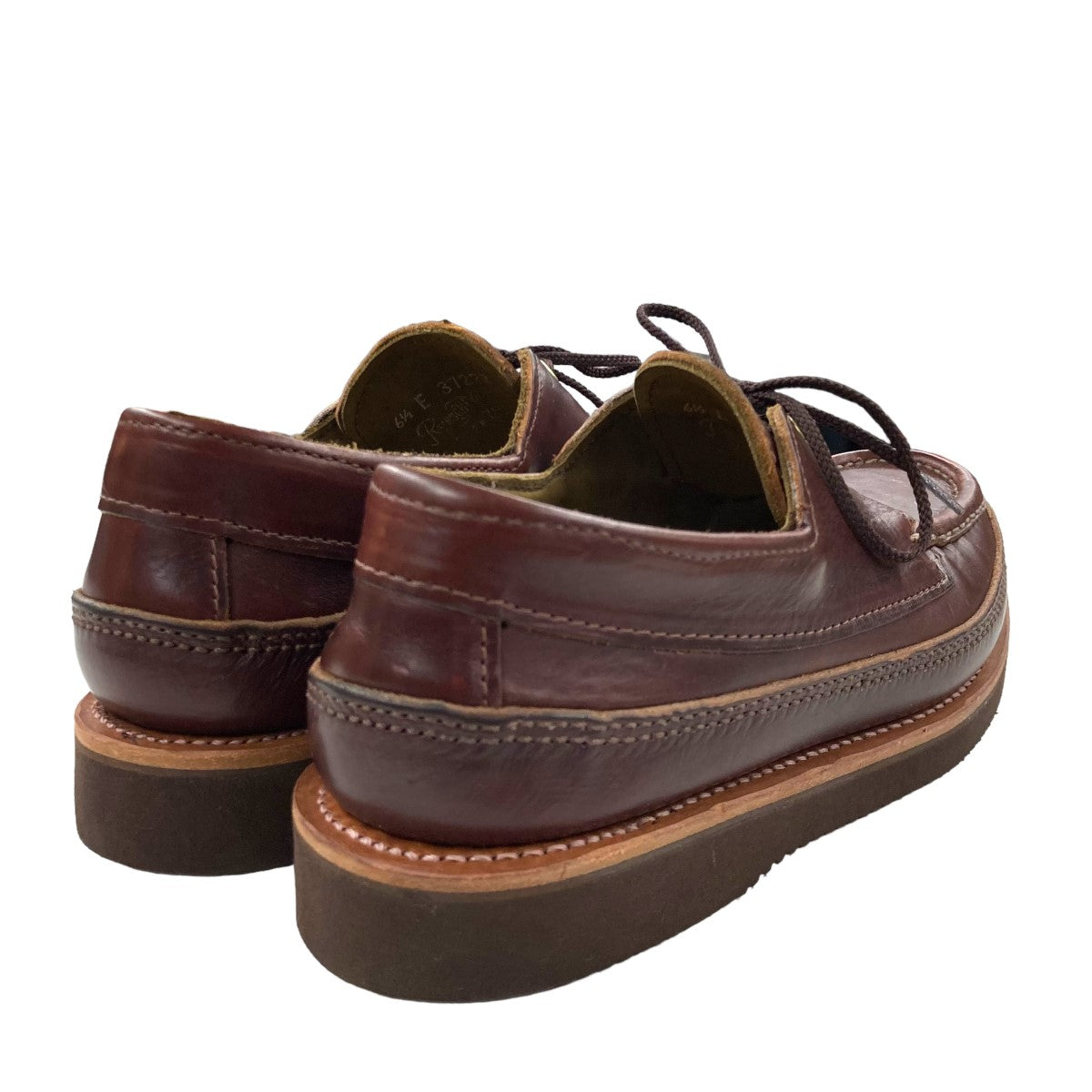 RUSSELL MOCCASIN(ラッセルモカシン) REGATTA BOAT SHOE TRIPLE VAMPデッキシューズ37223 37223  ブラウン サイズ 6 1/2E｜【公式】カインドオルオンライン ブランド古着・中古通販【kindal】