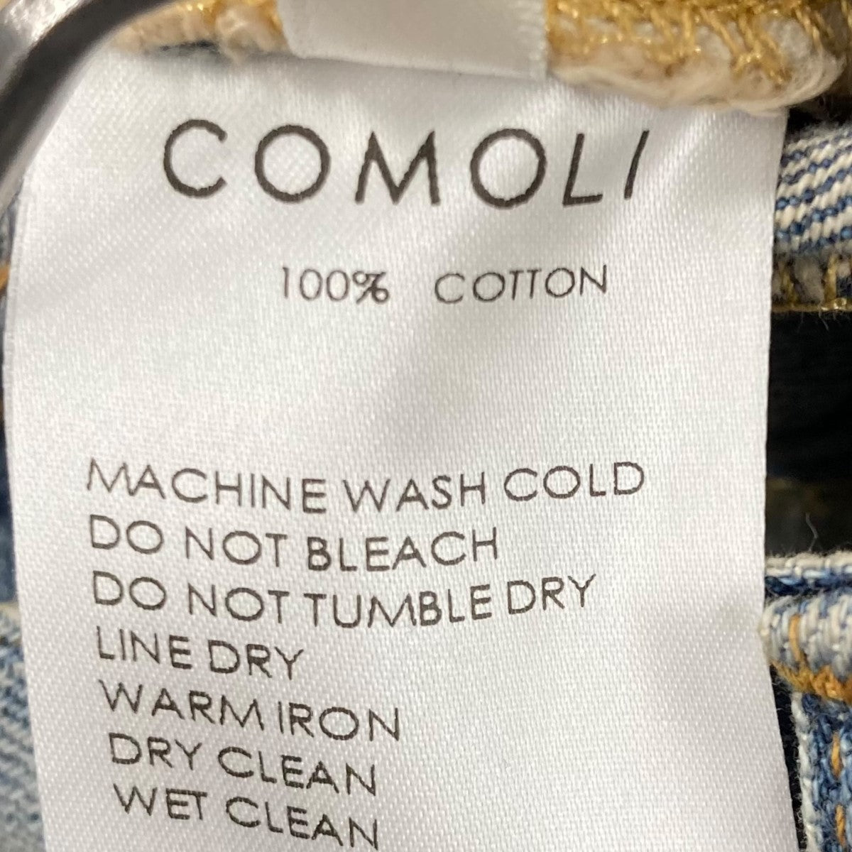 COMOLI(コモリ) 23SSデニム 5PパンツデニムパンツX01 03004 X01 COMOLI(コモリ) 23SSデニム 5PパンツデニムパンツX01 03004 X01
