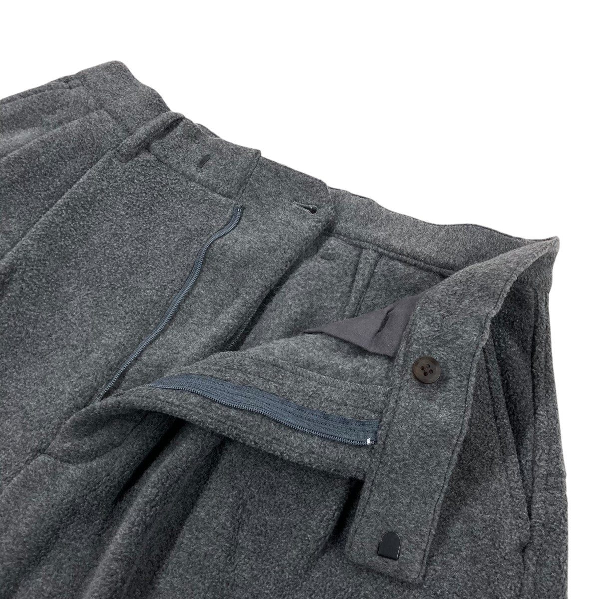 stein(シュタイン) EXTRA WIDE FLEECE TROUSERSストレートスラックスST.188 1 ST.188 1 グレー サイズ  S｜【公式】カインドオルオンライン ブランド古着・中古通販【kindal】