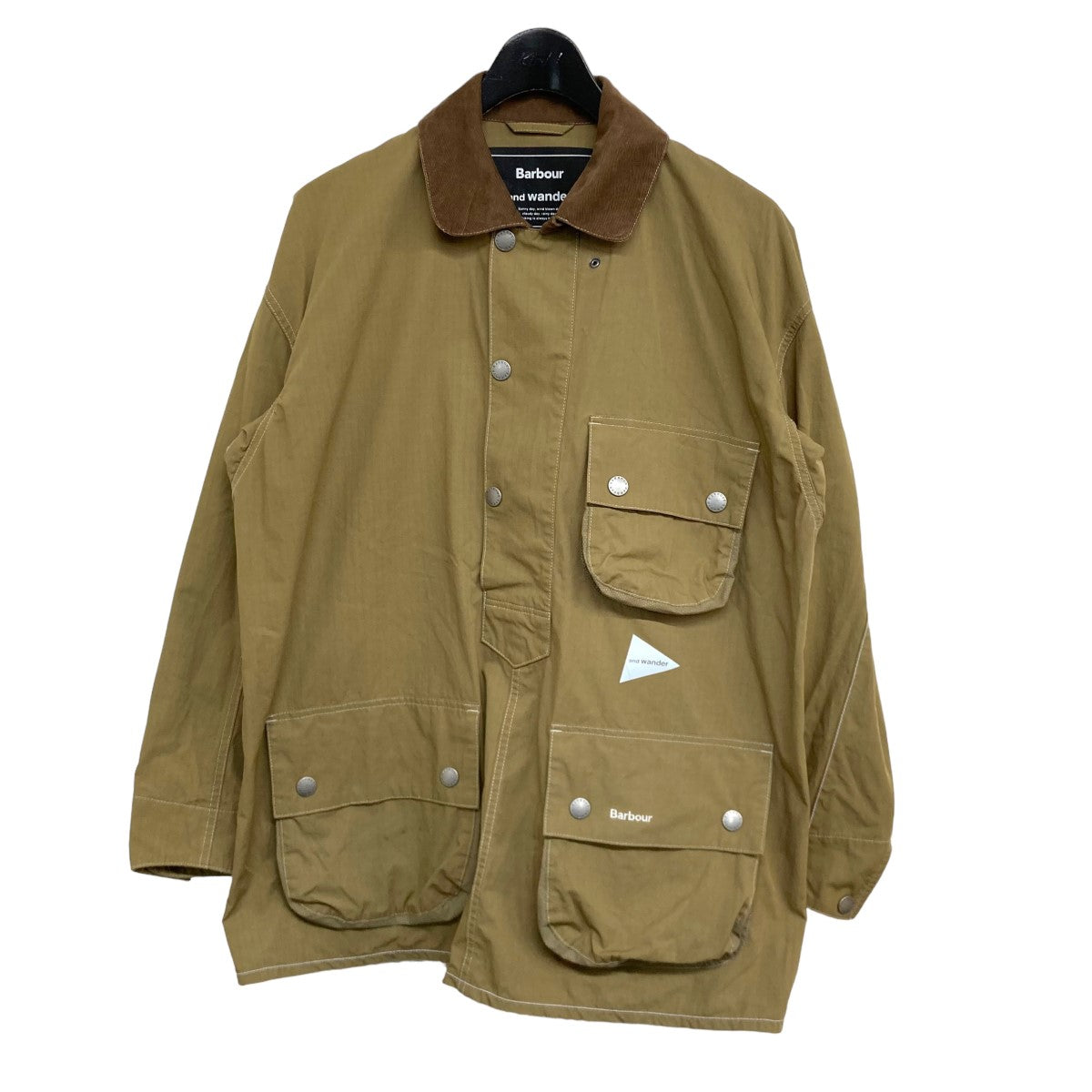 Barbour×and wander CORDURA SOLWAY SHIRTシャツジャケット574 1184135 574 1184135 ベージュ  サイズ 2｜【公式】カインドオルオンライン ブランド古着・中古通販【kindal】