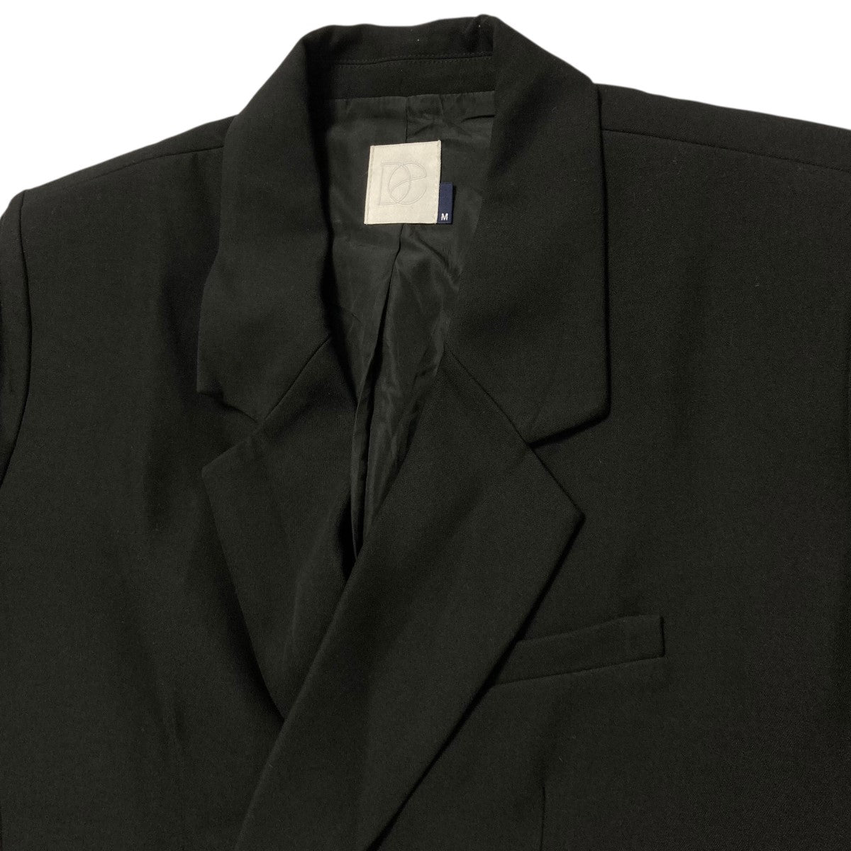 Studio Doe ブラック テーラードジャケット studio doe(スタジオドゥ) テーラードジャケット ブラック サイズ M