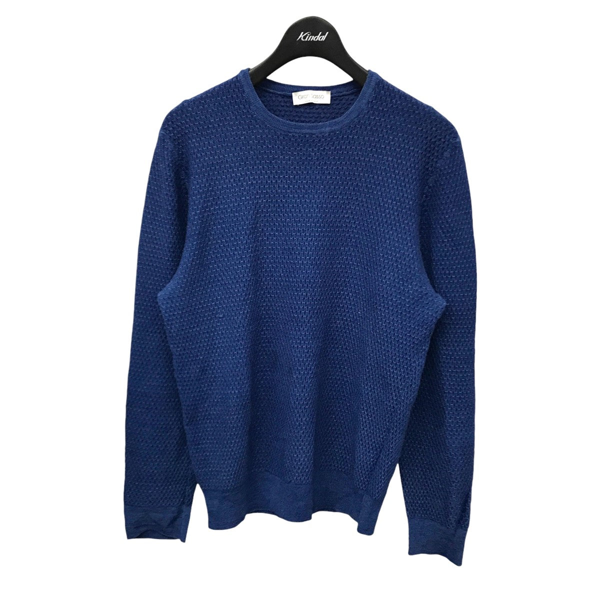 GRAN SASSO クルーネック ニット グリーン 50サイズ グランサッソ GRAN