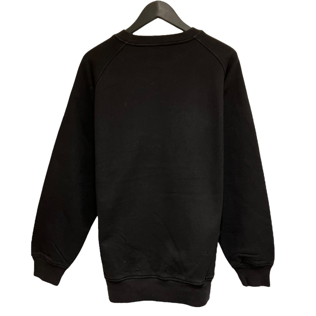 COMOLI(コモリ) 24SSコットン裏毛 クルーネック FADE BLACKZ01