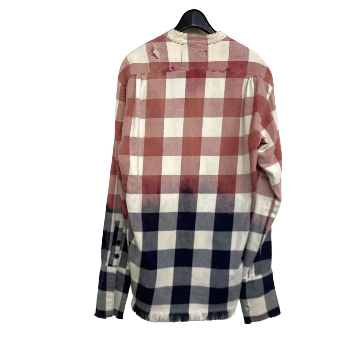 GREG LAUREN(グレッグローレン) BUFFALO CHECK FLANNEL STUDIO SHIRTチェックシャツ52017501004  52017501004 レッド×ネイビー サイズ 1｜【公式】カインドオルオンライン ブランド古着・中古通販【kindal】