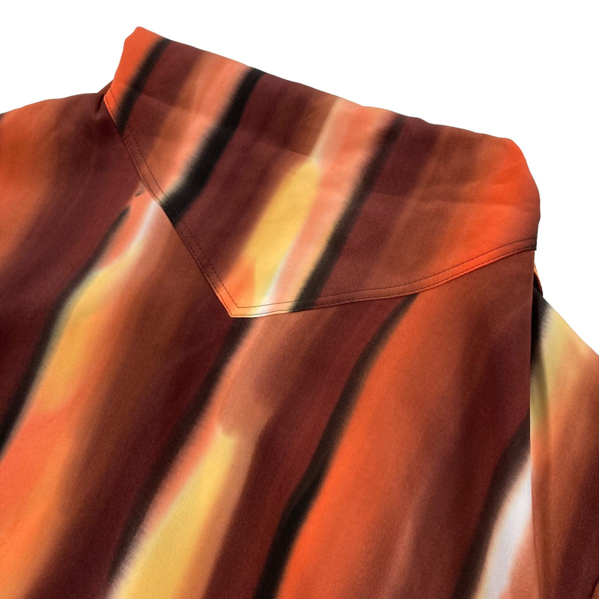 23AWHAND PRINTED TIE-NECK BLOUSEタイブラウスFTC234 0103