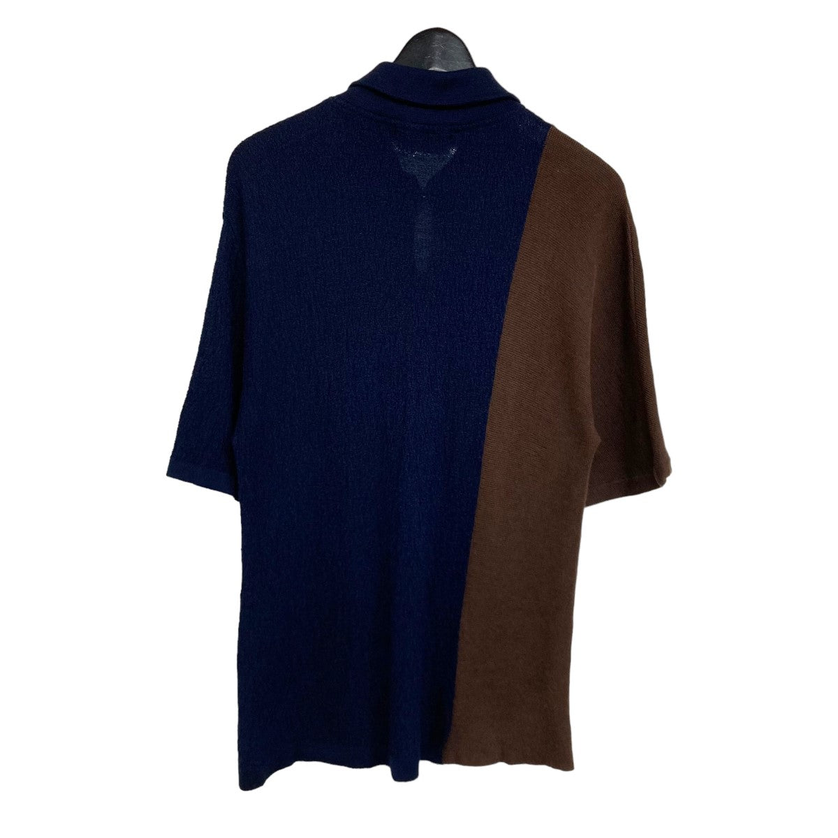Nobuyuki Matsui 23SSsilk poloニットポロシャツ 古着・中古-2枚目のアイテム画像