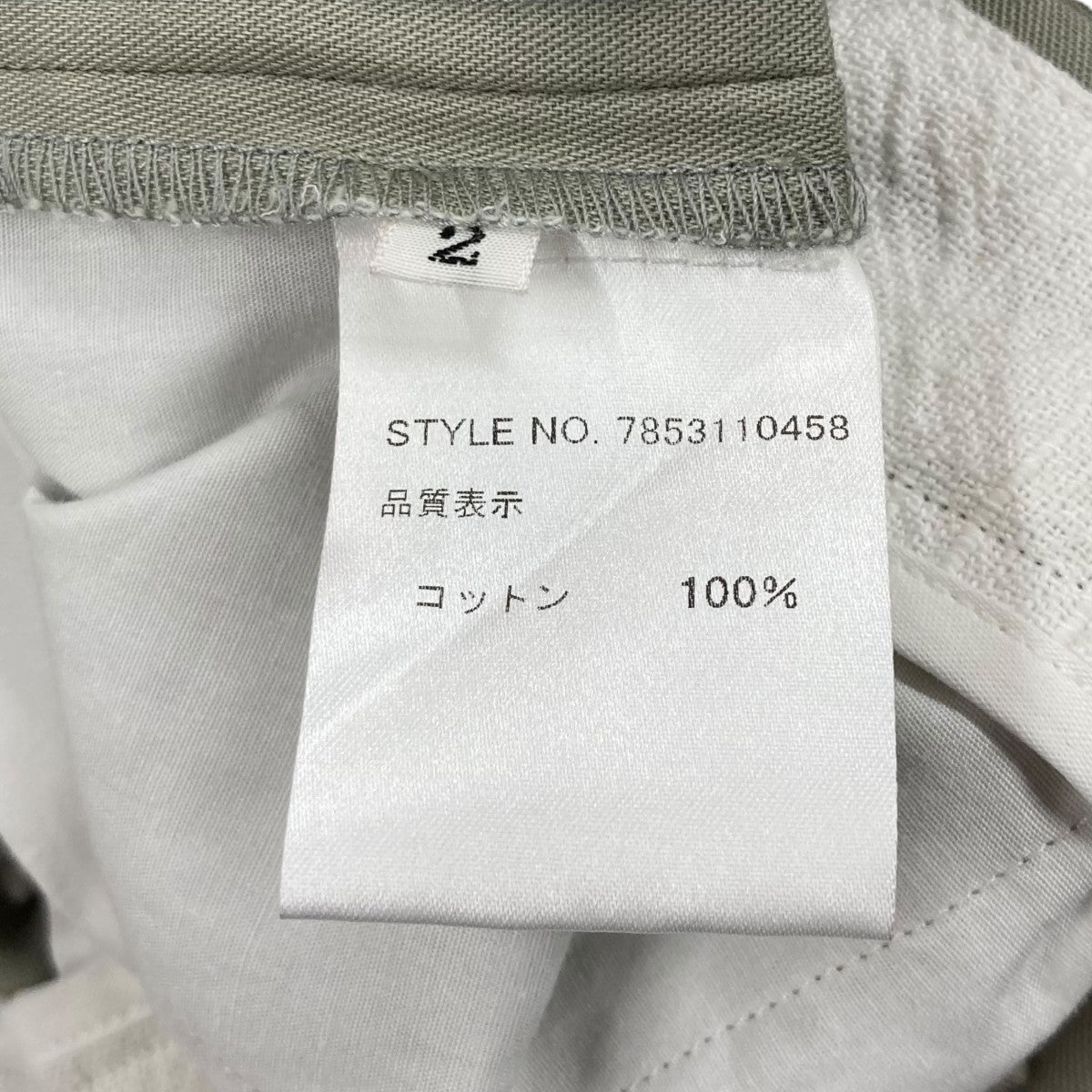 seya.(セヤ) Door PANTSスラックスパンツBR03143F53 グレー サイズ:2 メンズ パンツ 中古・古着