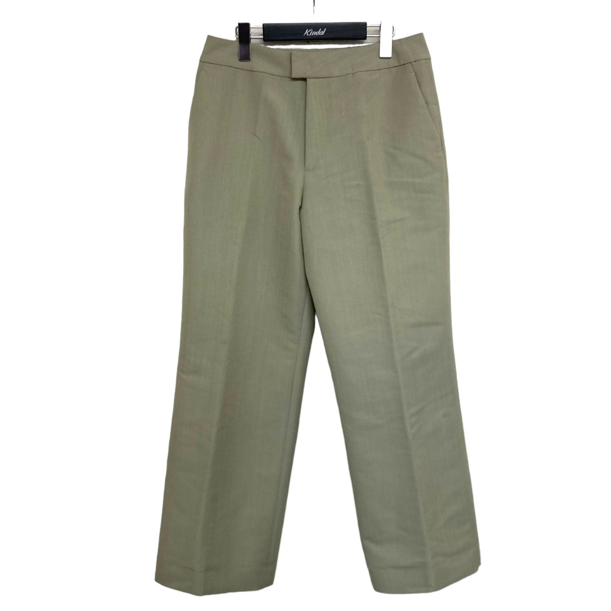 SUITING LOW-RISE WIDE TROUSERSストレートスラックスFU T PT008